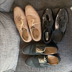 Three (3) pairs of men shoes size 14